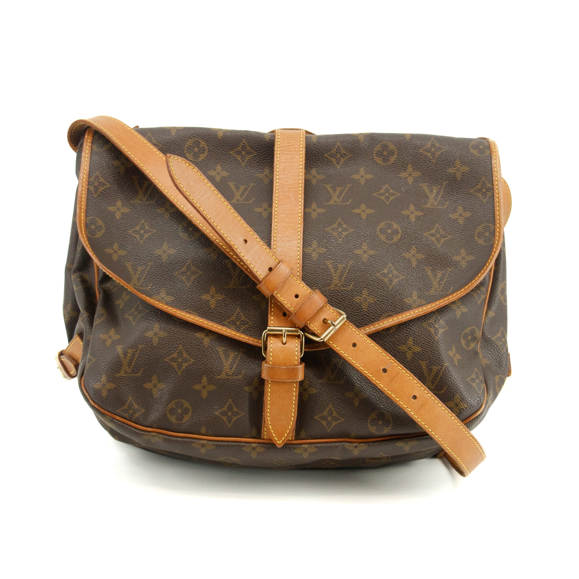 Louis Vuitton Monogram Canvas Sammur MM Shoulder Bag Brown #3421