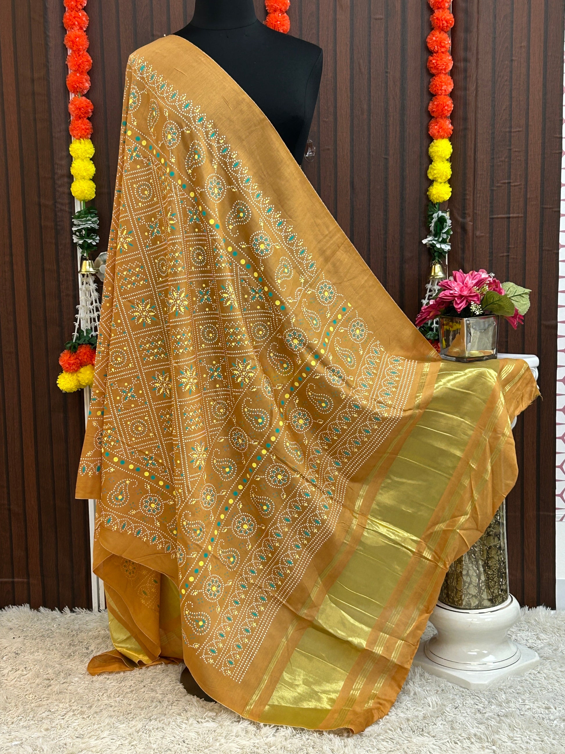 Gajji silk dupatta