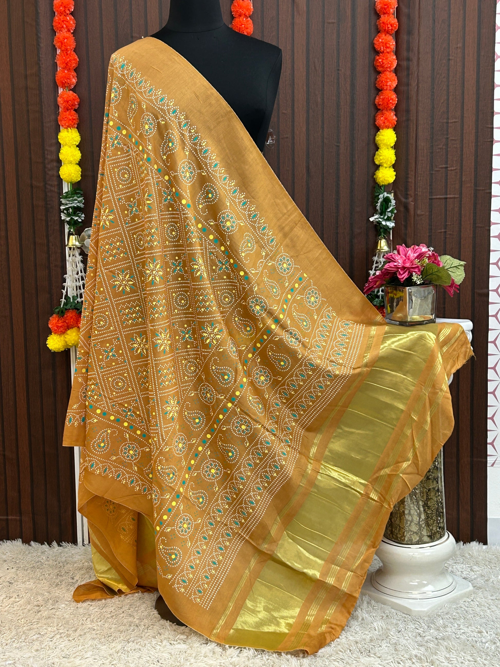 Gajji silk dupatta