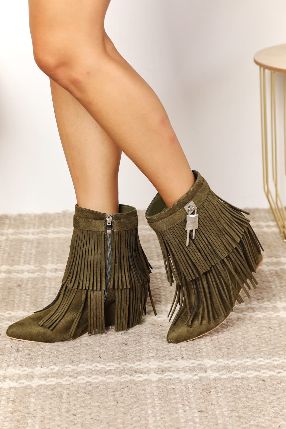 Legend women's vegan suede booties