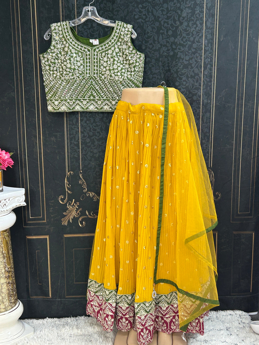 Georgette lehenga choli set
