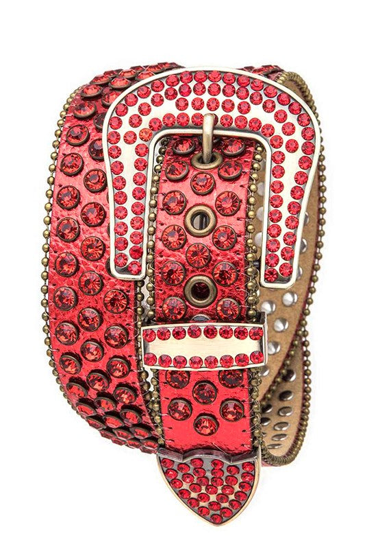 PLUS Crystal Statement Western Belt