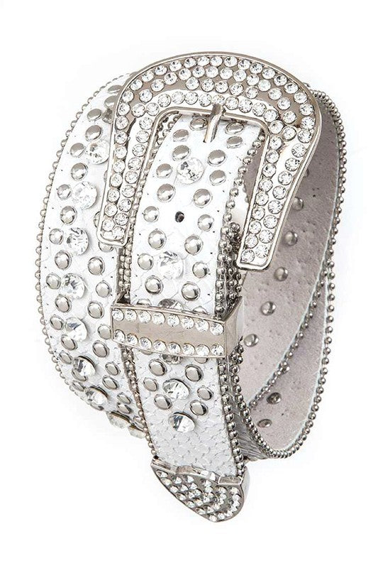 PLUS Crystal Statement Western Belt