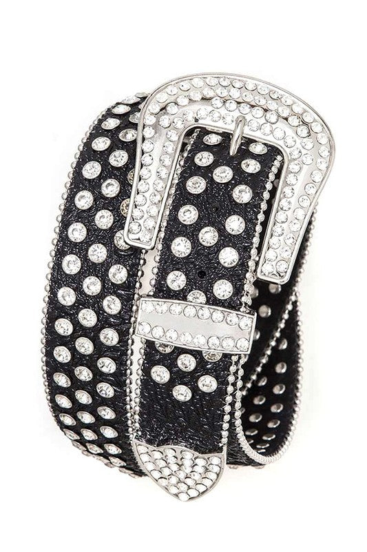 PLUS Crystal Statement Western Belt