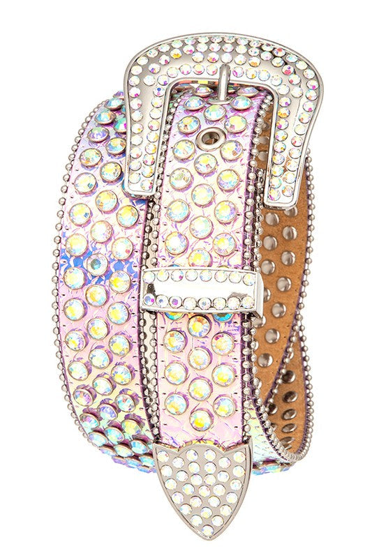 PLUS Crystal Statement Western Belt