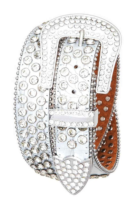 PLUS Crystal Statement Western Belt