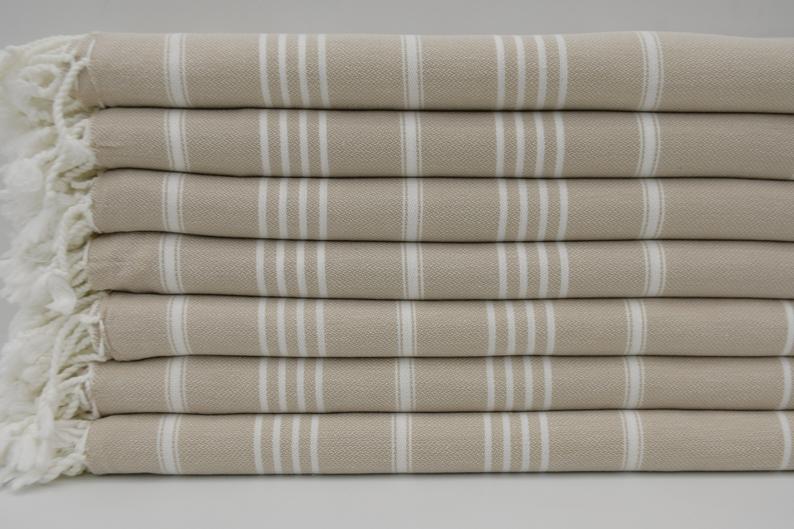 Basiclayersca Monaco Hand Towel 100 Percent Natural Turkish
