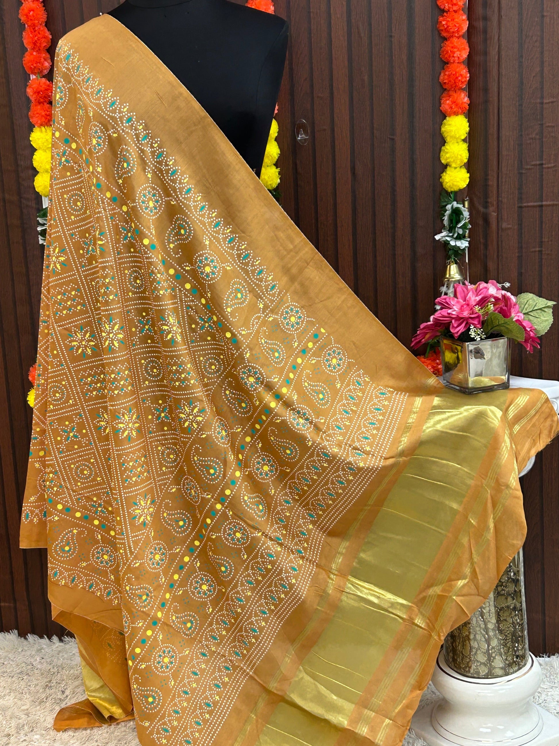 Gajji silk dupatta