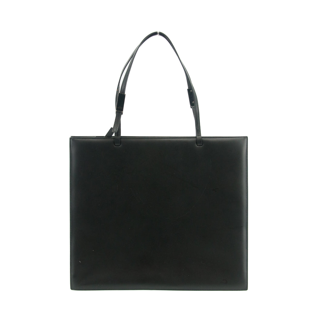 Gucci Black Smooth Leather Business Shoulder Bag #3432