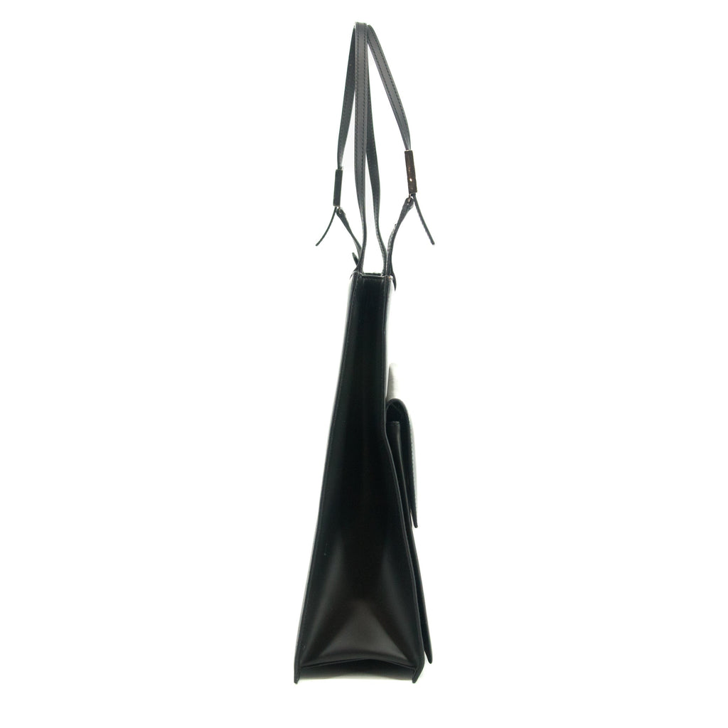 Gucci Black Smooth Leather Business Shoulder Bag #3432