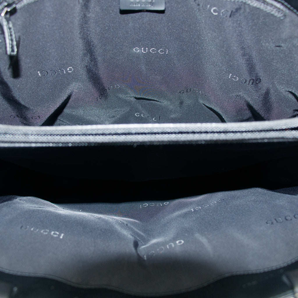 Gucci Black Smooth Leather Business Shoulder Bag #3432