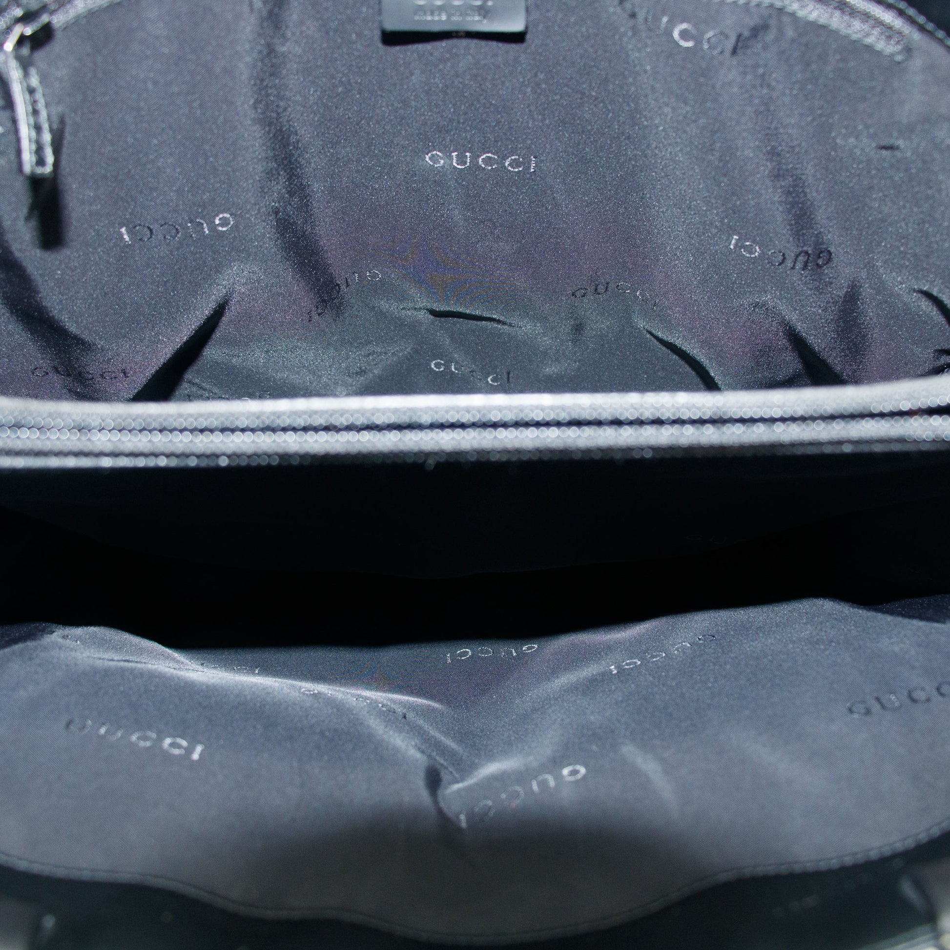 Gucci Black Smooth Leather Business Shoulder Bag #3432