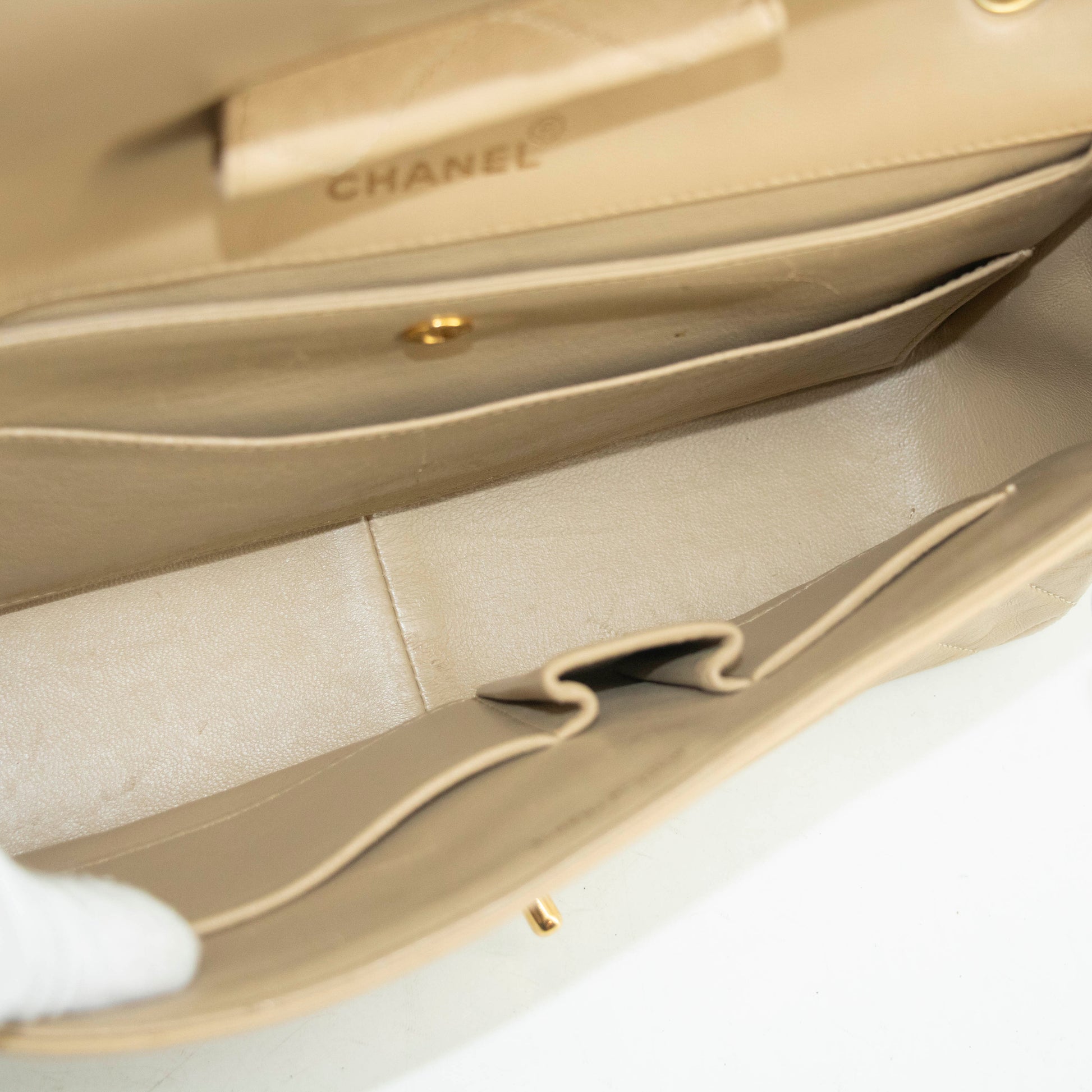 Chanel Lambskin Quilted Matelasse 27 Flap Shoulder Bag #3984