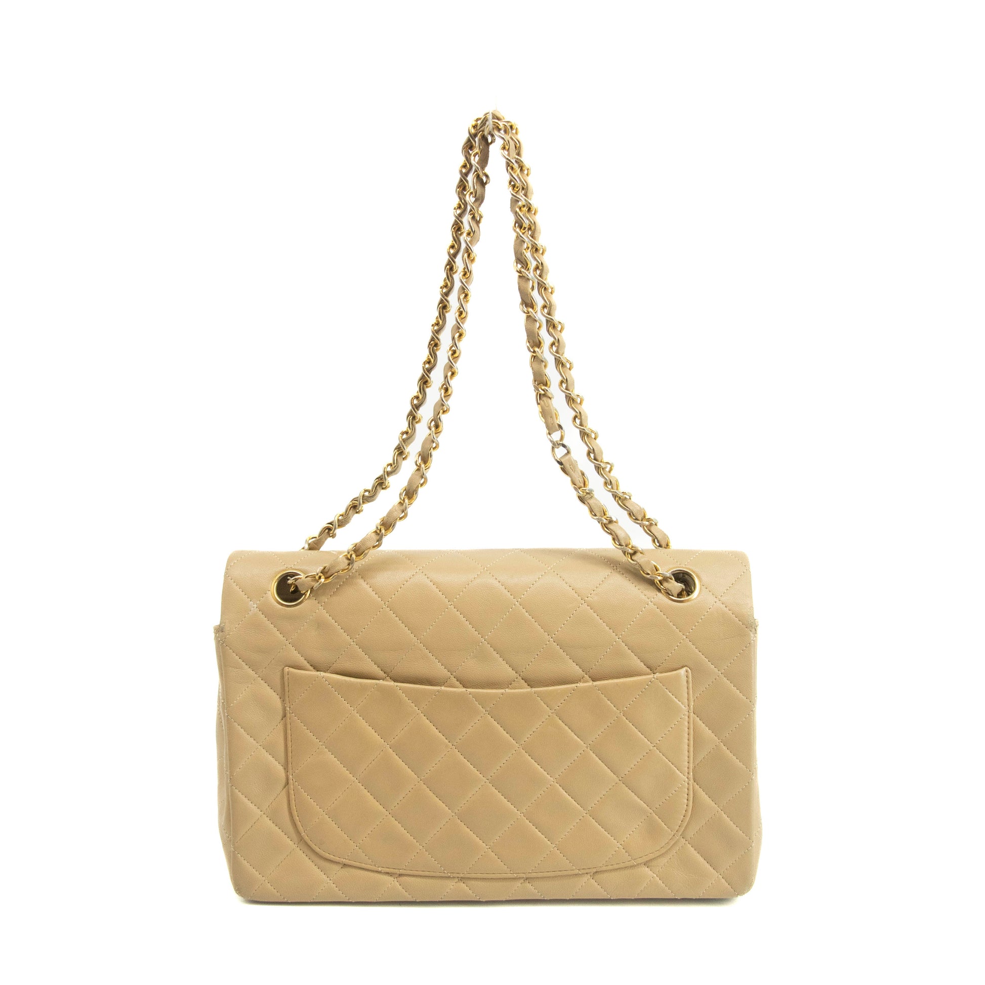 Chanel Lambskin Quilted Matelasse 27 Flap Shoulder Bag #3984