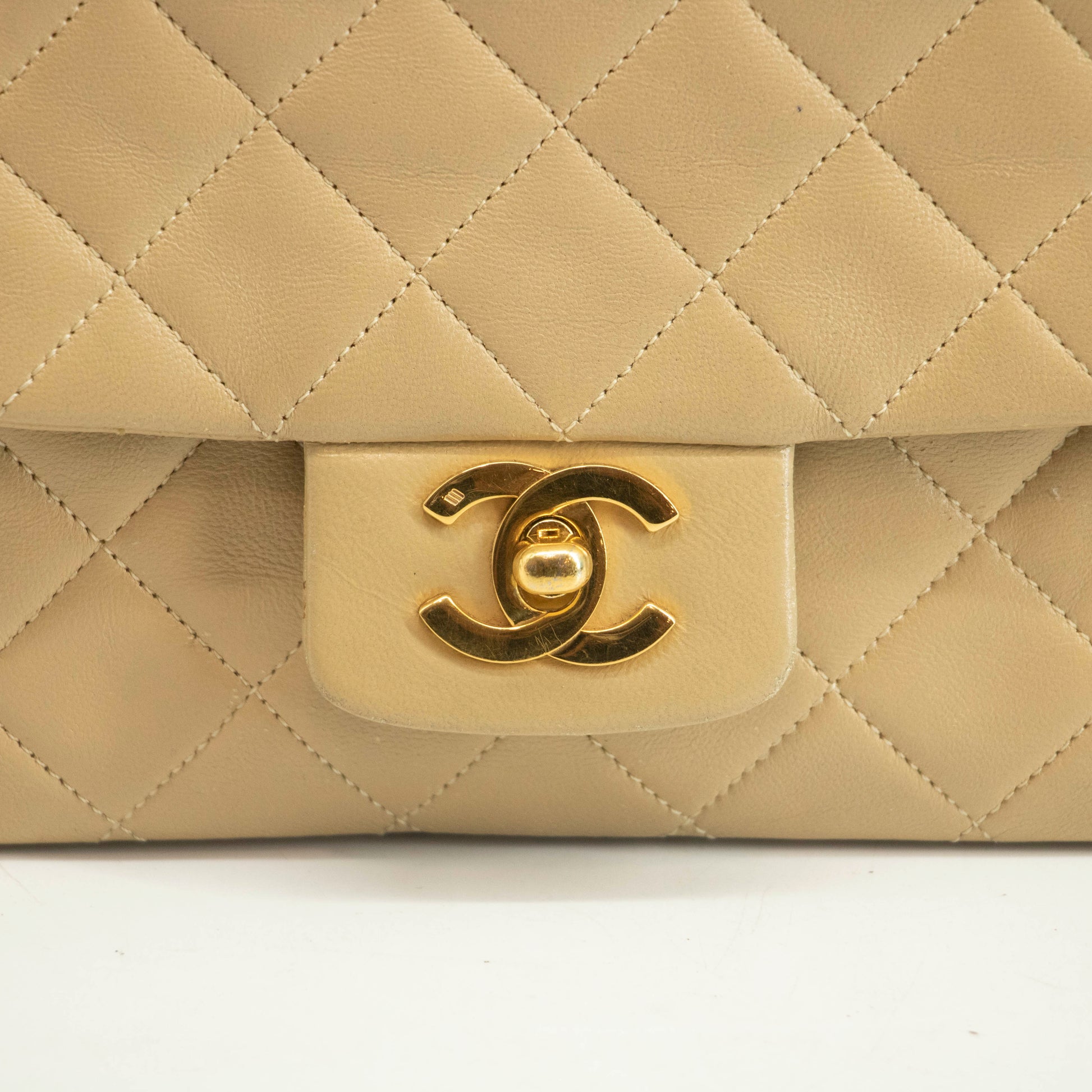 Chanel Lambskin Quilted Matelasse 27 Flap Shoulder Bag #3984