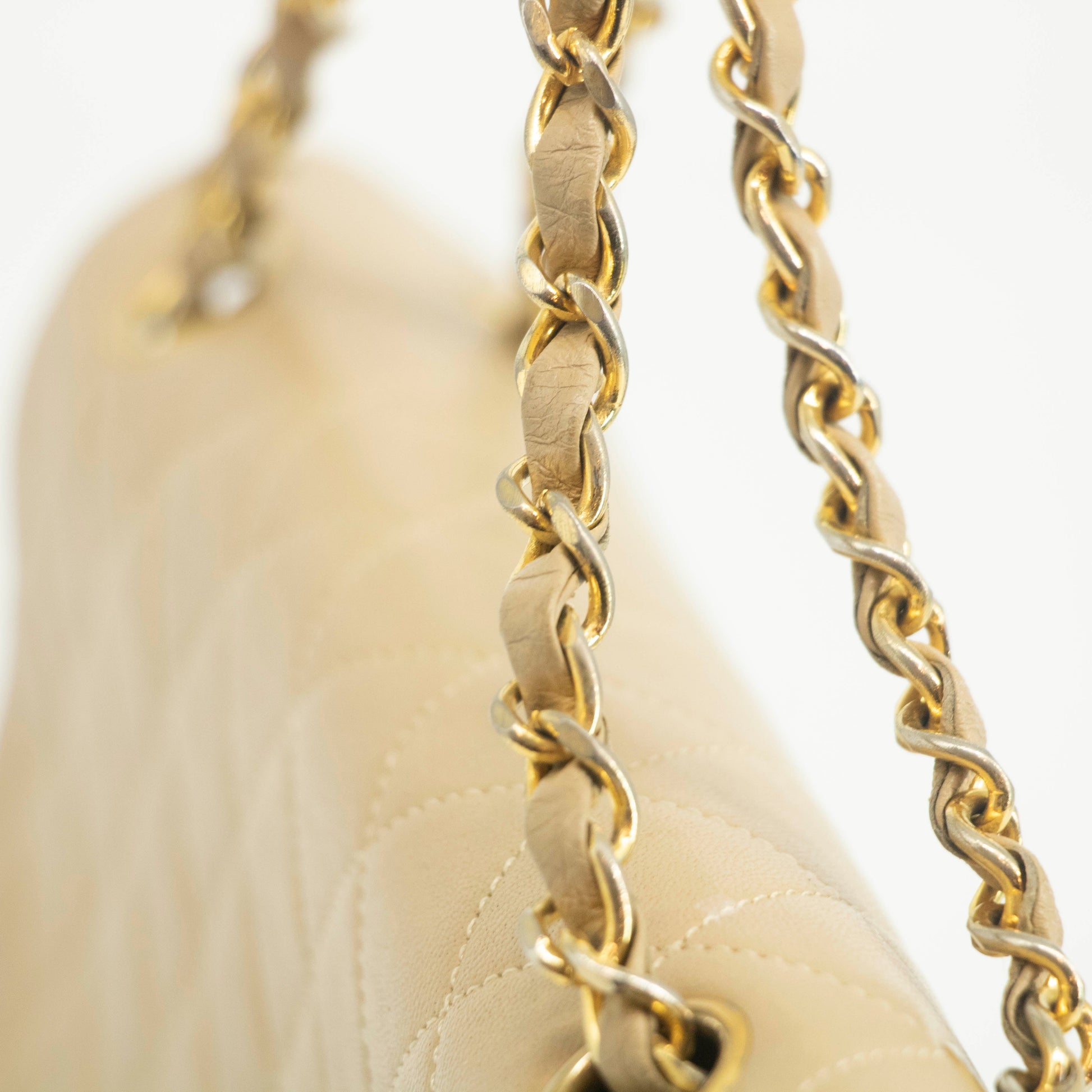 Chanel Lambskin Quilted Matelasse 27 Flap Shoulder Bag #3984