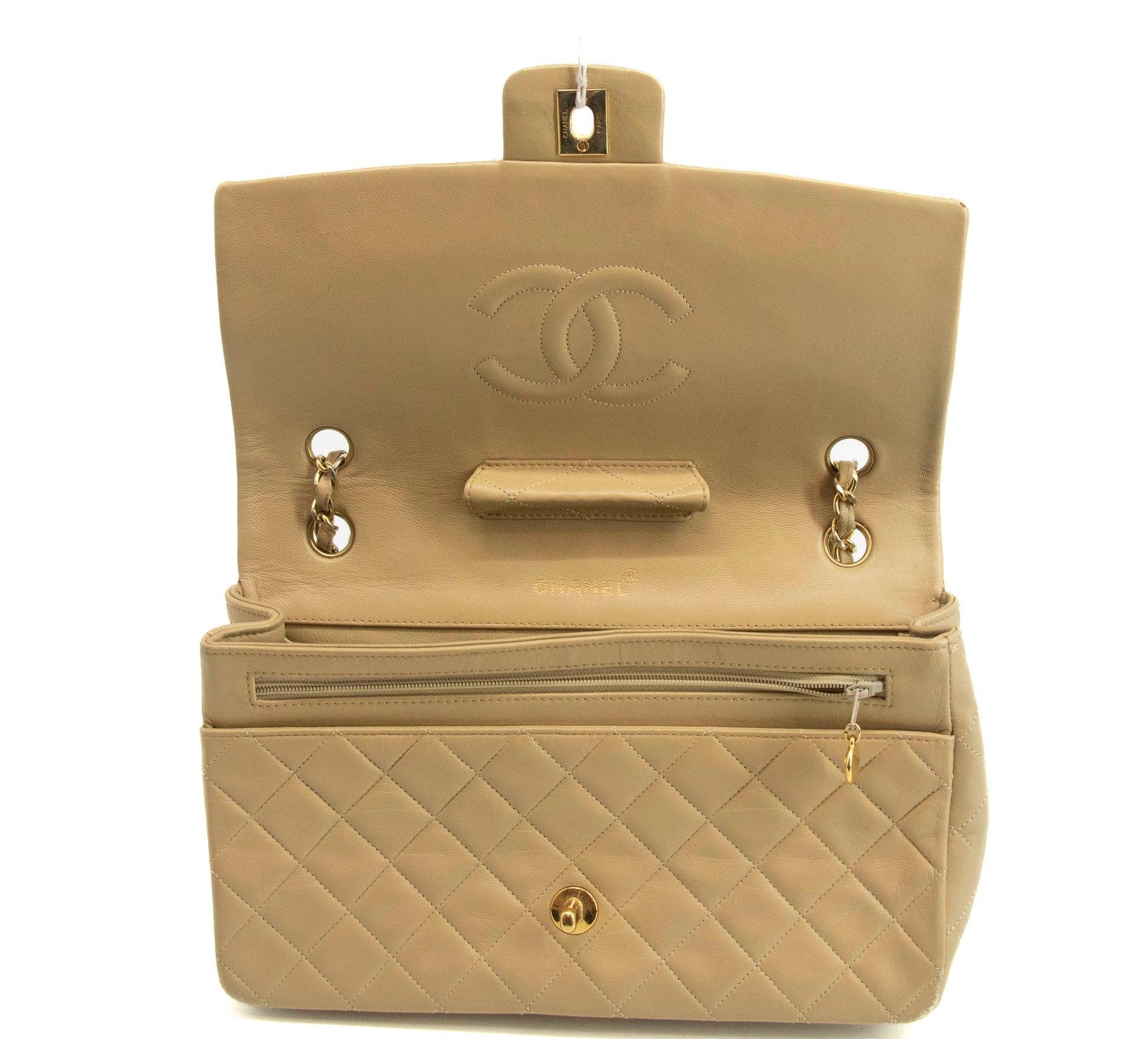 Chanel Lambskin Quilted Matelasse 27 Flap Shoulder Bag #3984