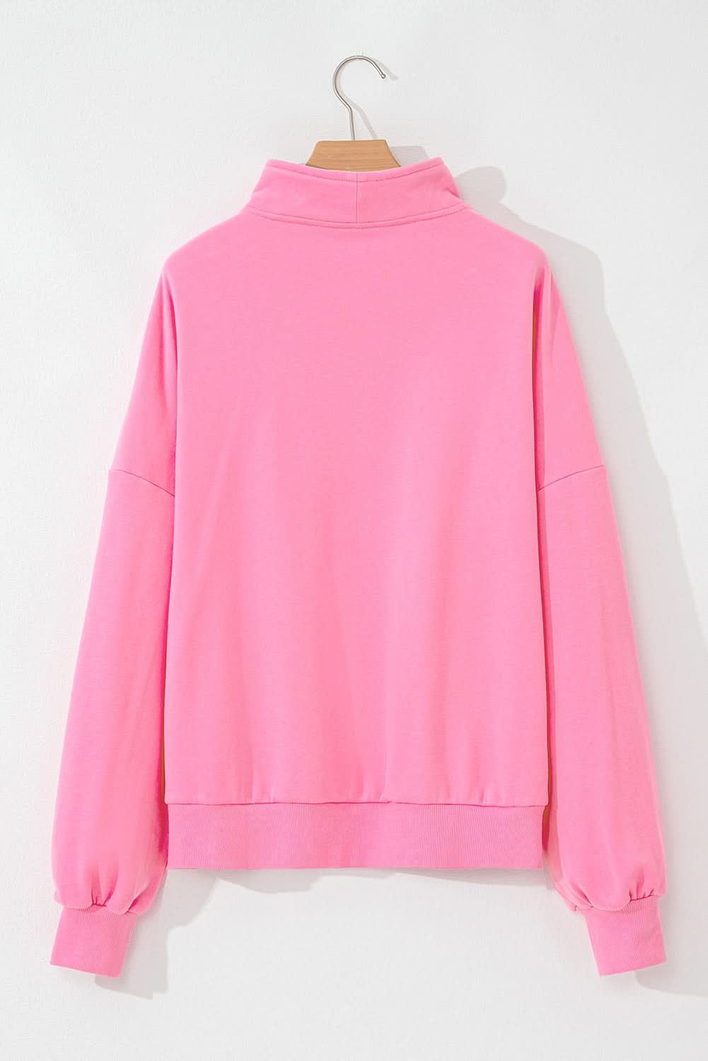 Cozy bonbon zip-up sweatshirt