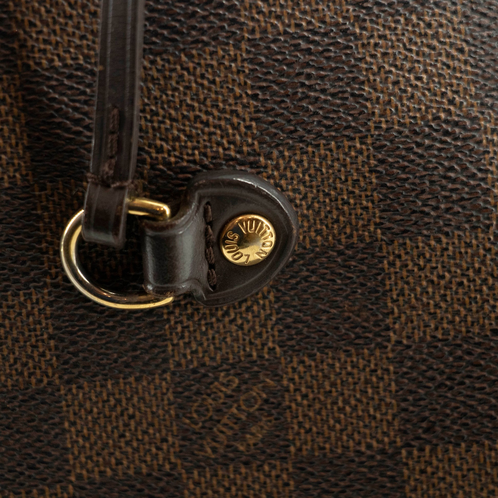 Louis Vuitton Brown Damier Ebene Neverfull MM Shoulder Bag #4662