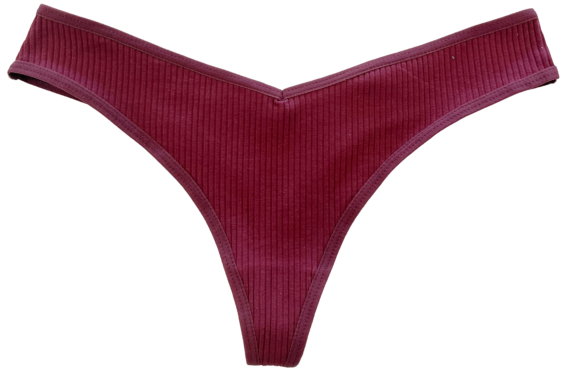 Cotton Rib Thong