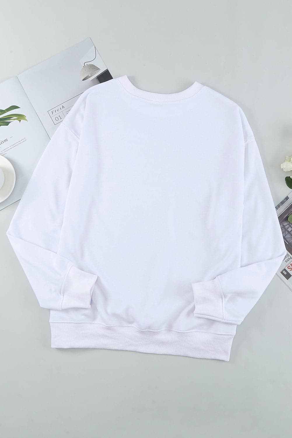 Leopard sequin sweatshirt - long sleeve