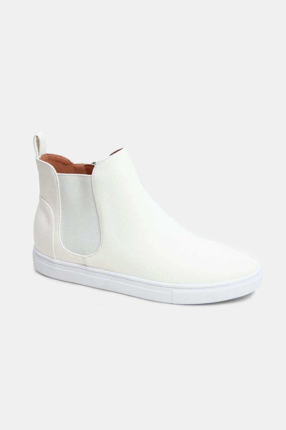 Mayfair Faux Suede Elastic Side Panel Sneakers