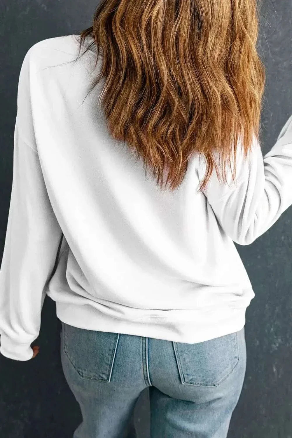 Leopard sequin sweatshirt - long sleeve