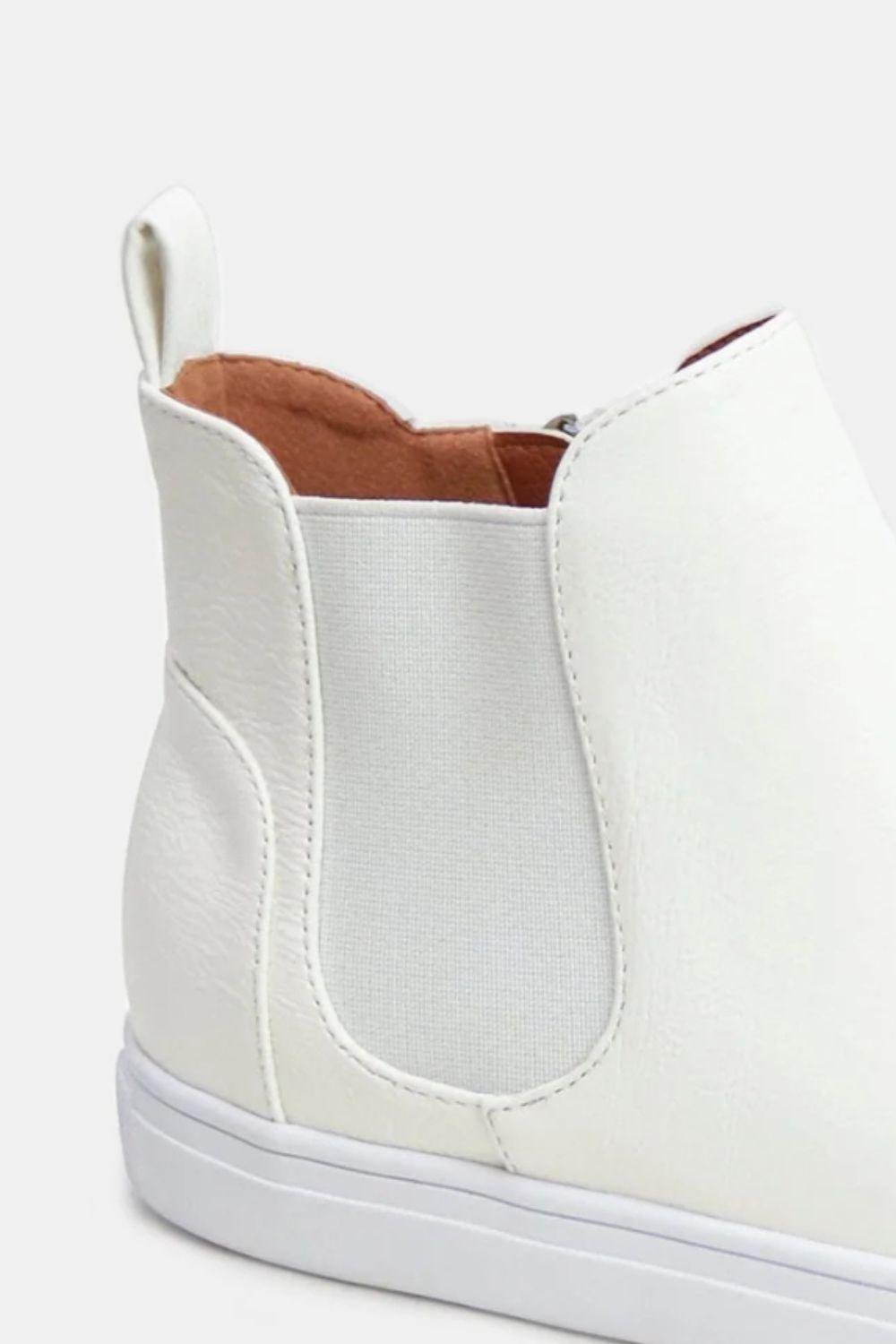 Mayfair Faux Suede Elastic Side Panel Sneakers