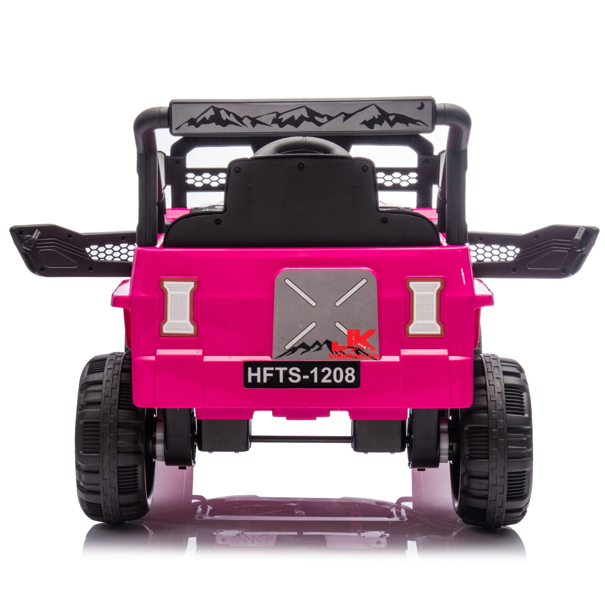 12V Kids Ride On Electric Truck Car W/Parents Control,2WD,Four-wheel suspension,Early education function,Adjustable volume,USB,MP3,Bluetooth,Microphone jack,Power display,LED lights For kids aged 1-4.