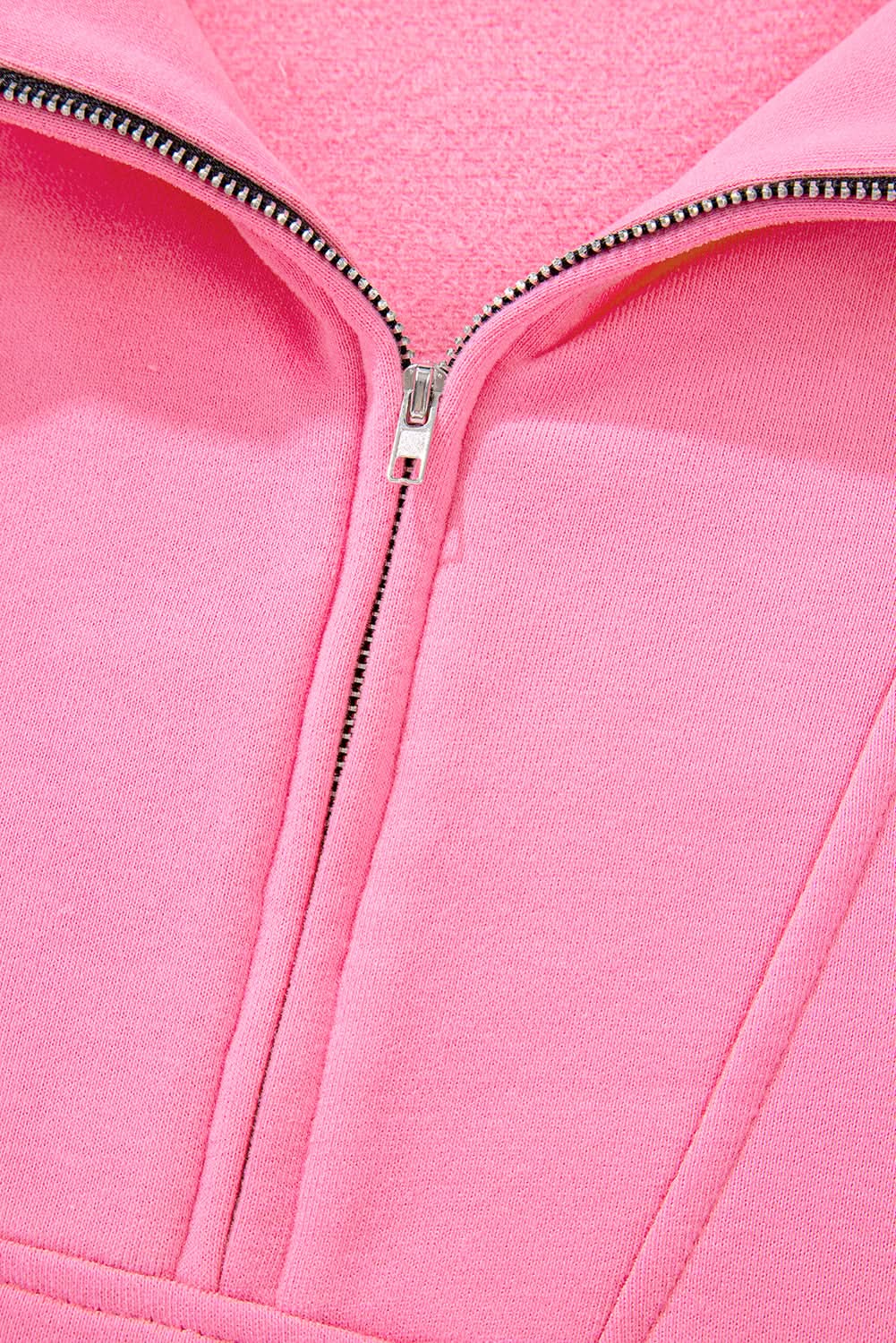 Cozy bonbon zip-up sweatshirt