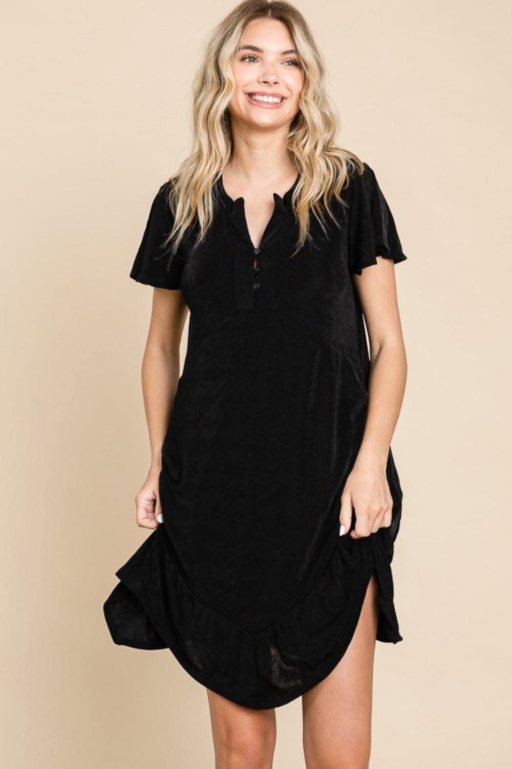 Culture Code notched dress - chic style