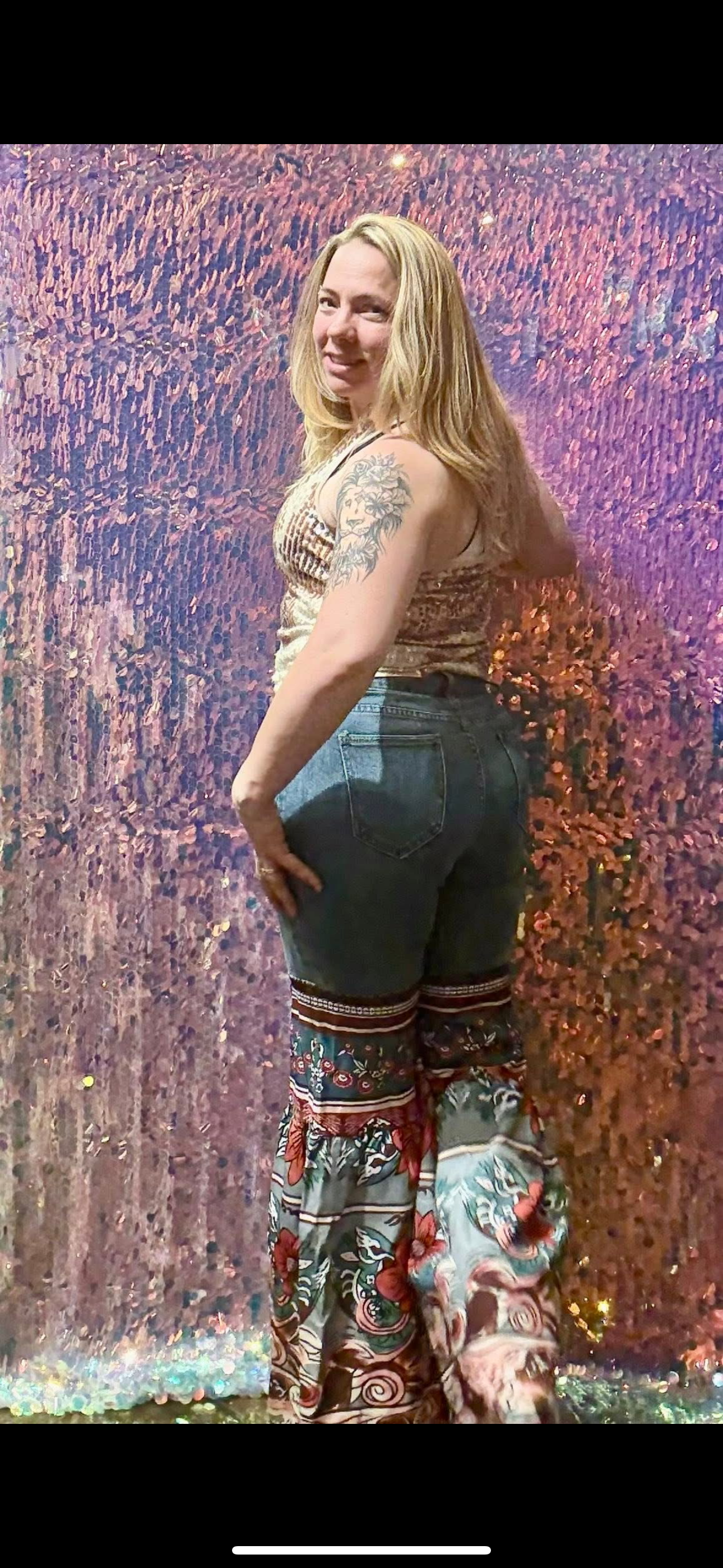Boho Floral Flares