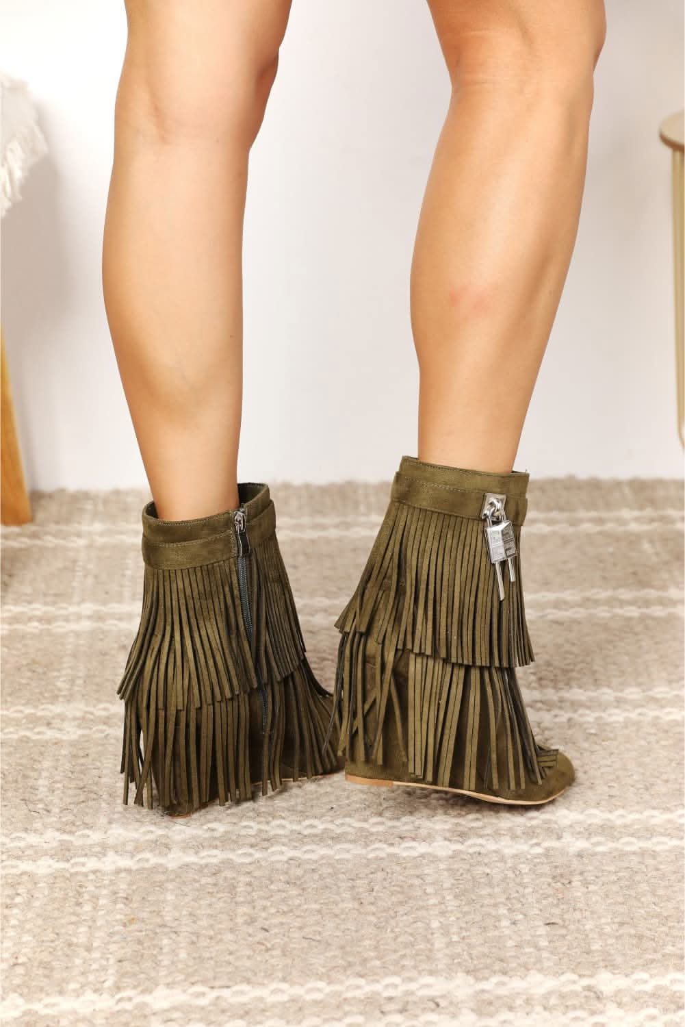 Legend women's vegan suede booties