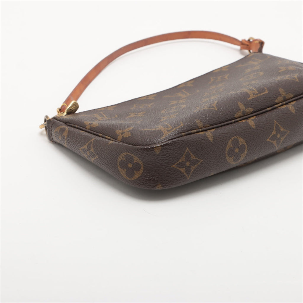 Louis Vuitton Monogram Canvas Pochette Accessories Brown Shoulder Bag #3269
