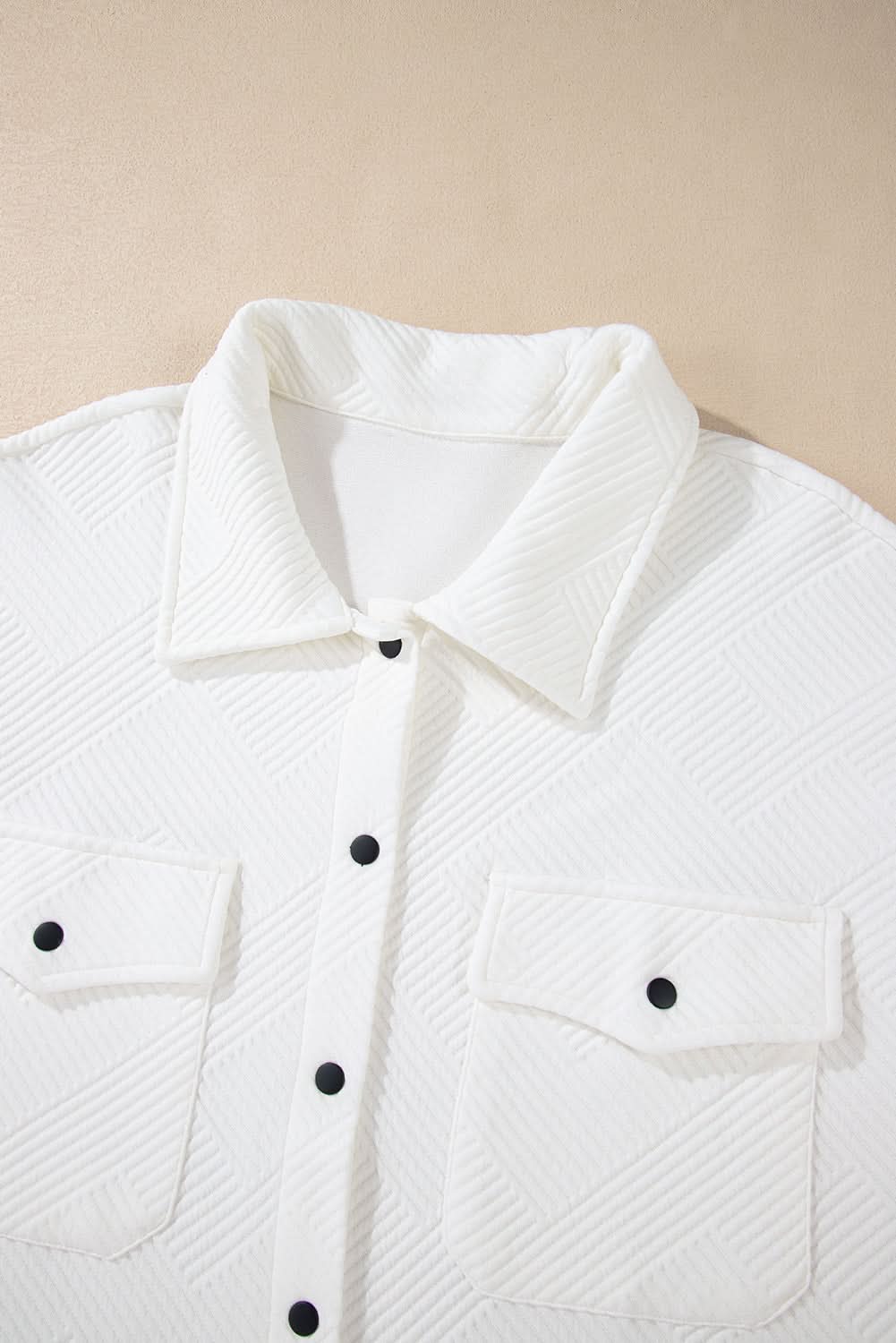 Love Salve: Plus Size Textured Jacket