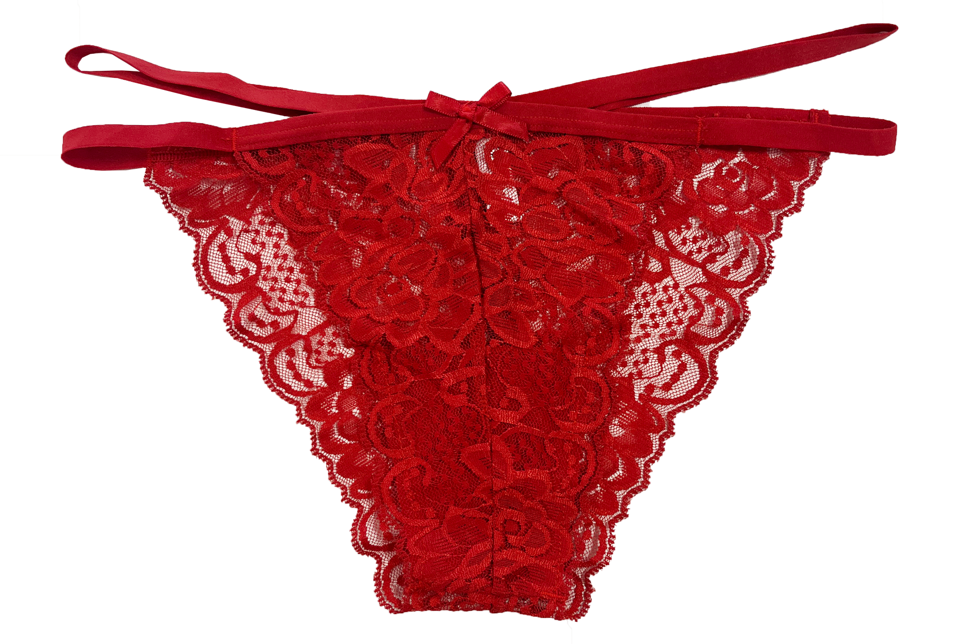 Lace Cheeky with Elastic Straps, XS-2X