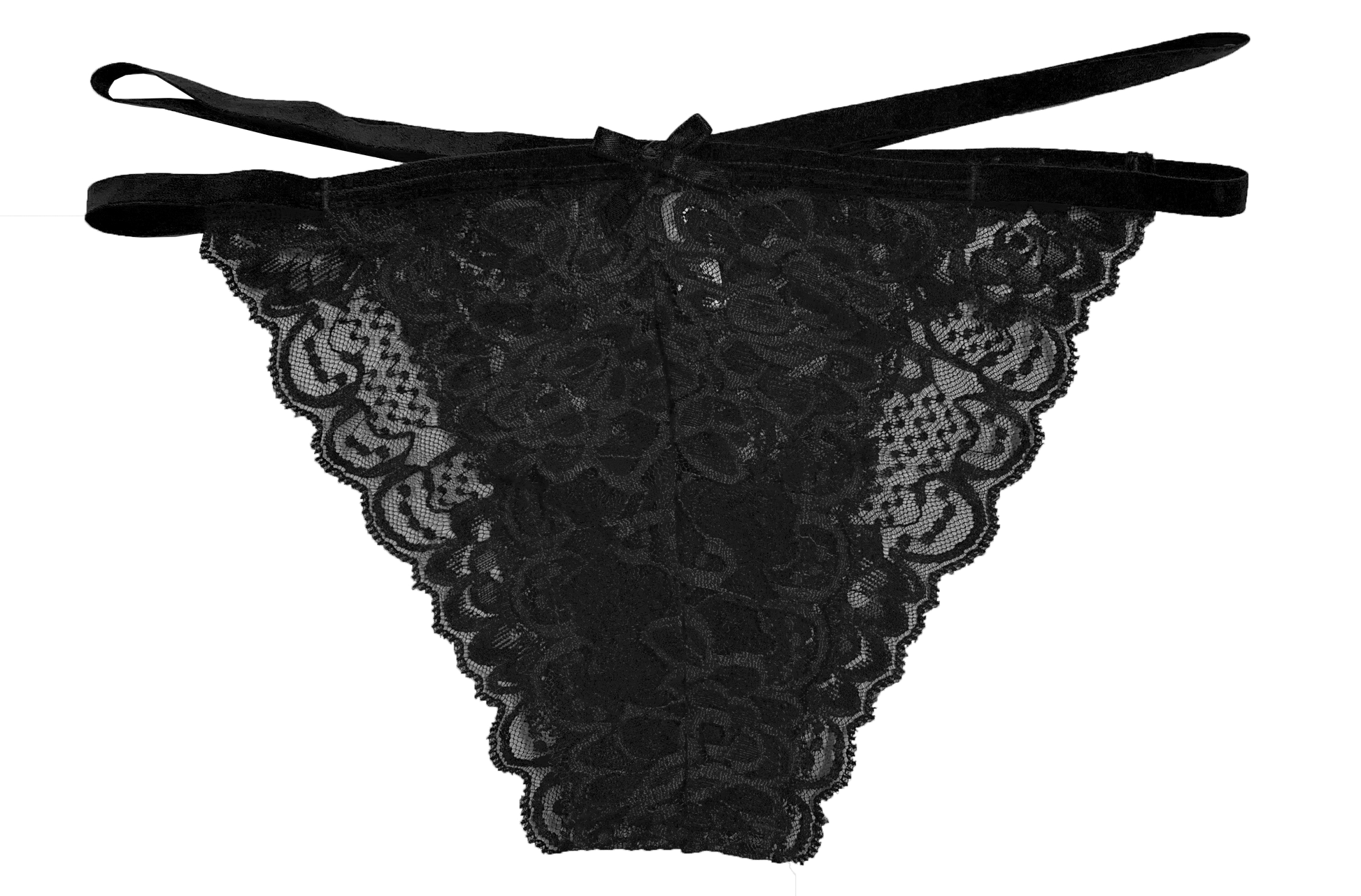 Lace Cheeky with Elastic Straps, XS-2X