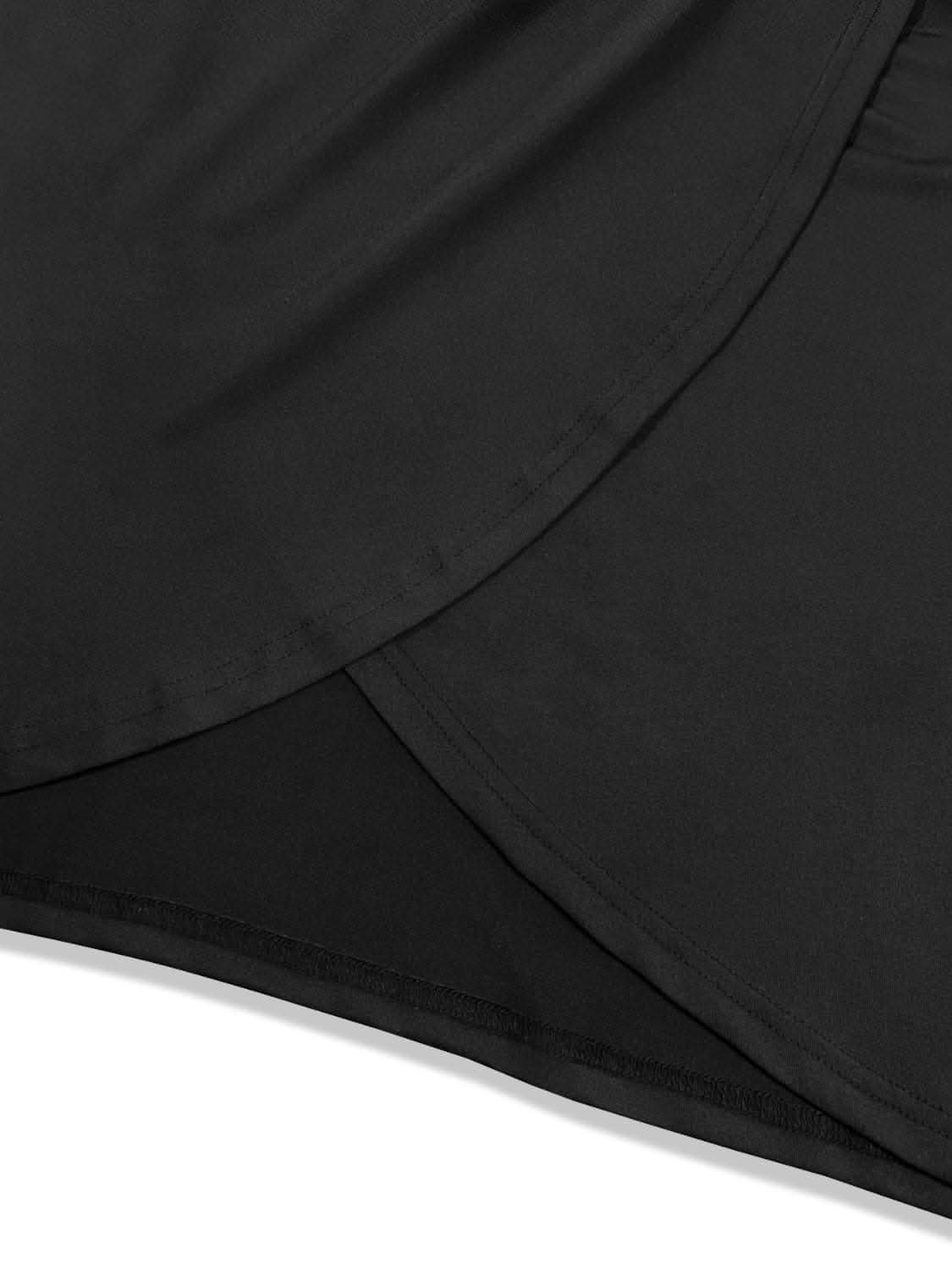 Chic Plus Size One-Shoulder Dress with Twisted Design