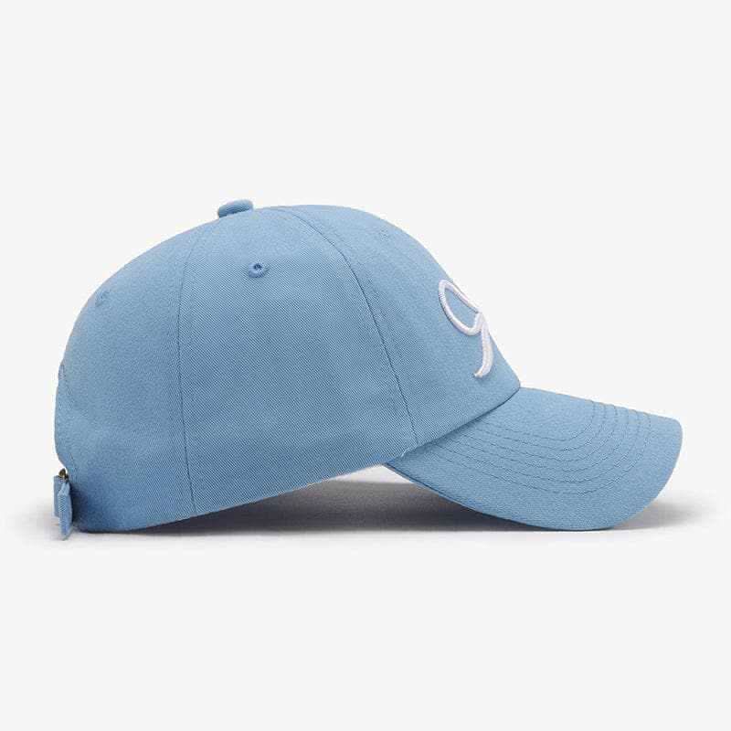 Chic cotton cap with bow detail