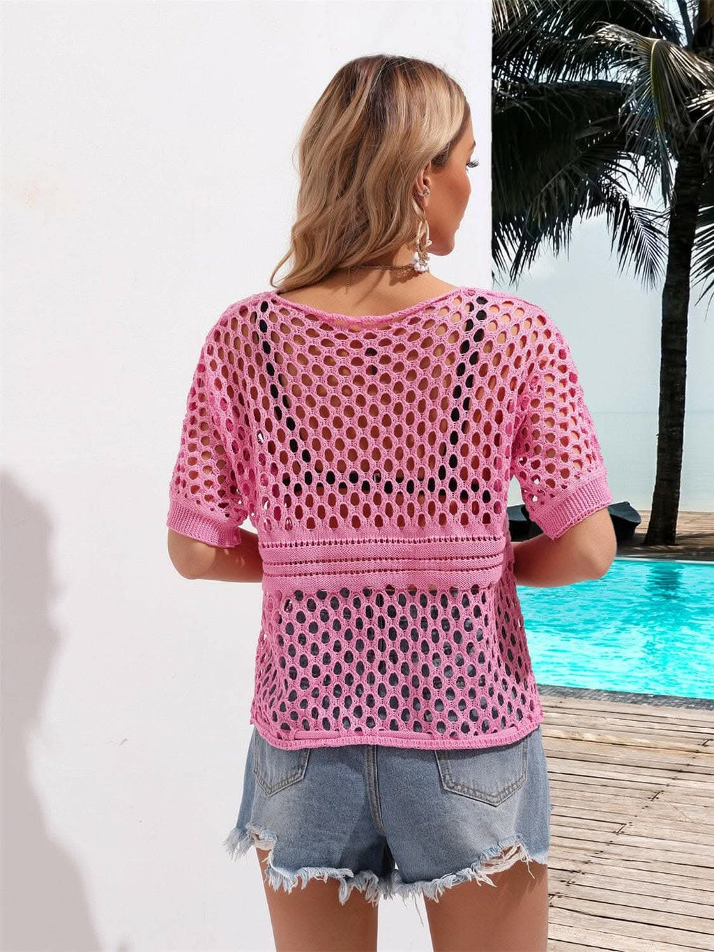 Chic cutout beach cover up - sizes S to XL