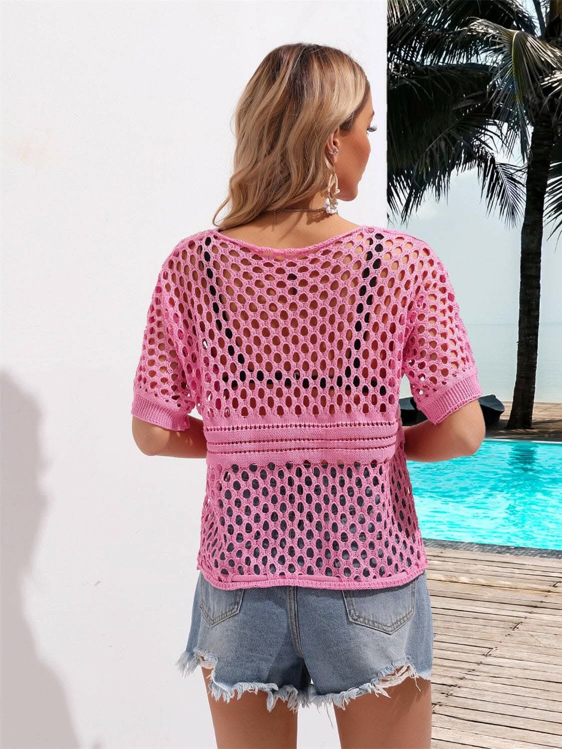 Chic cutout beach cover up - sizes S to XL