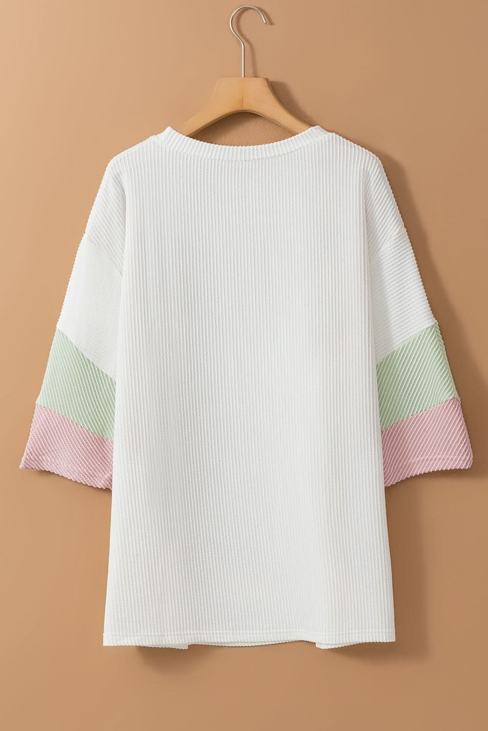 Chic plus-size colorblock t-shirt