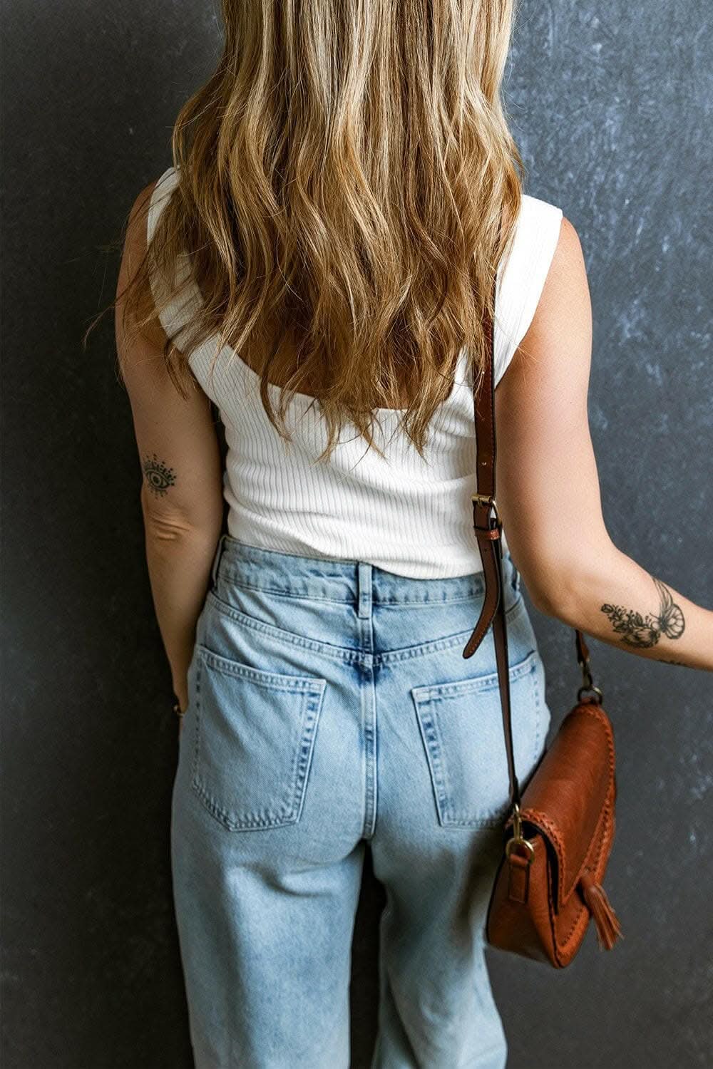 Chic sweetheart neck tank top