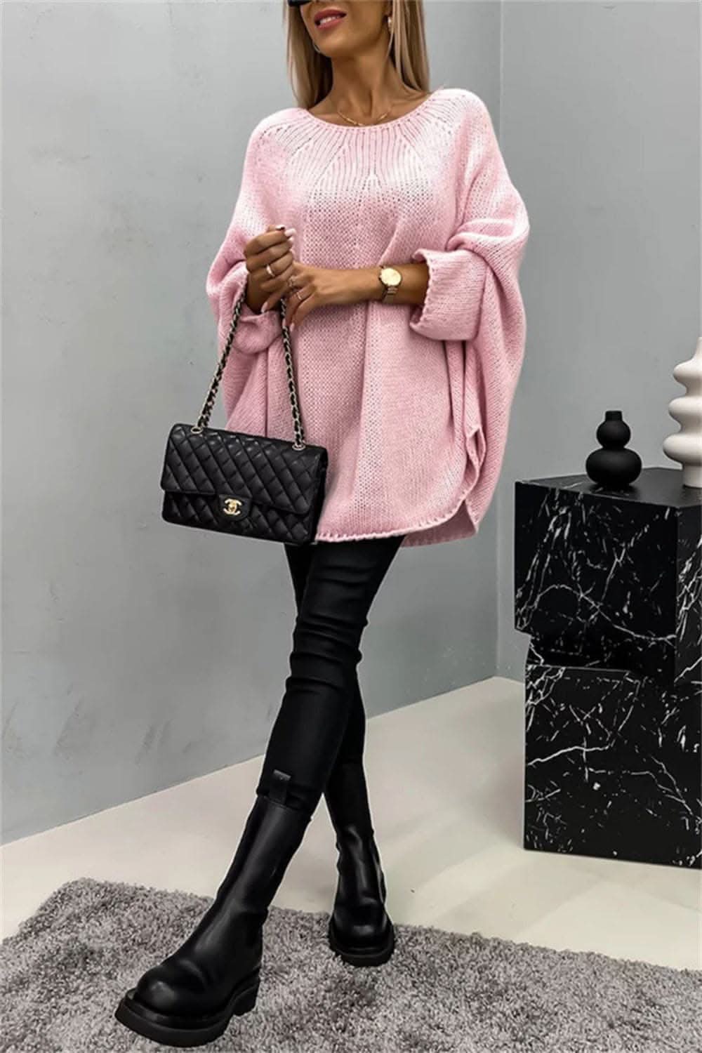 Cozy Batwing Sleeve Sweater