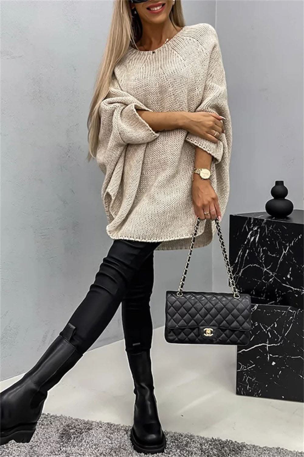 Cozy Batwing Sleeve Sweater