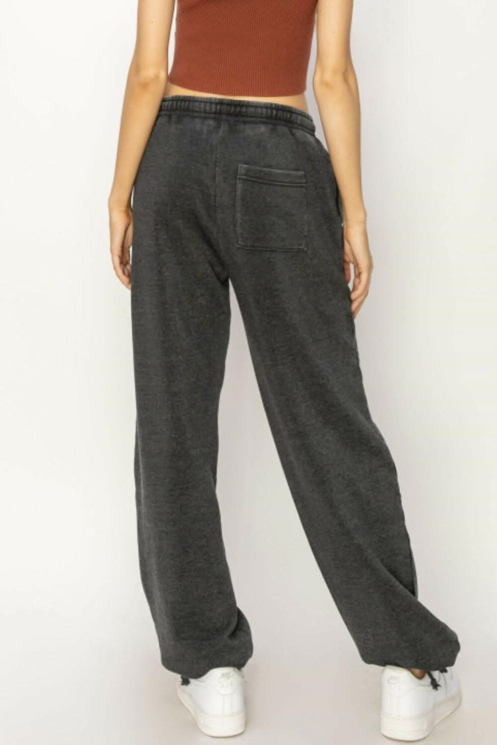 Cozy stitched drawstring pants by HYFVE