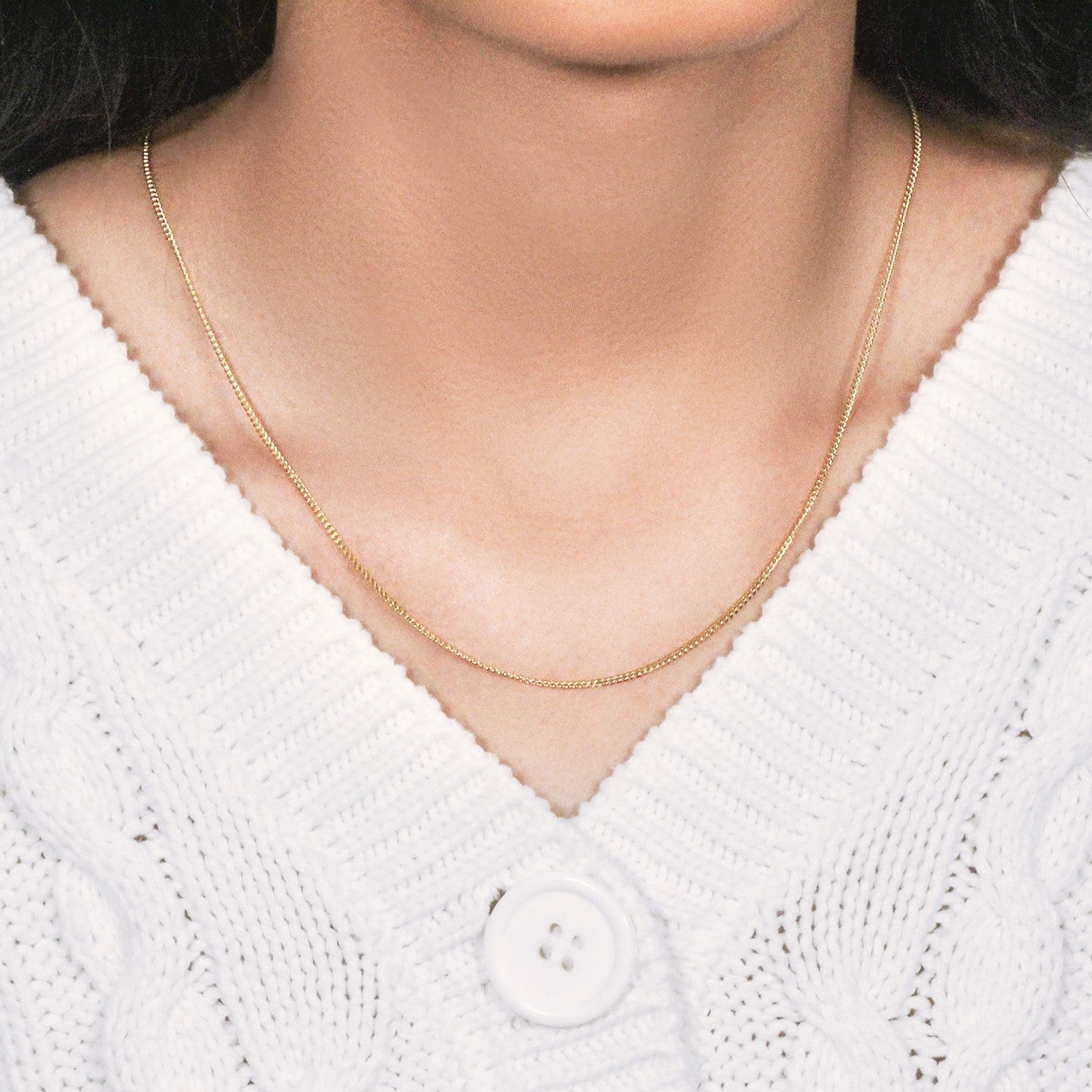 14k Yellow Gold Gourmette Chain (1.40 mm)