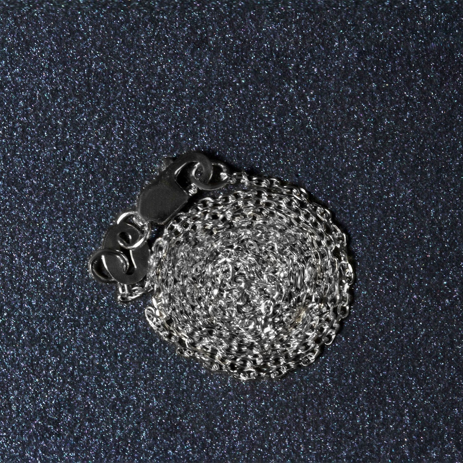 18k White Gold Diamond Cut Cable Link Chain (0.80 mm)