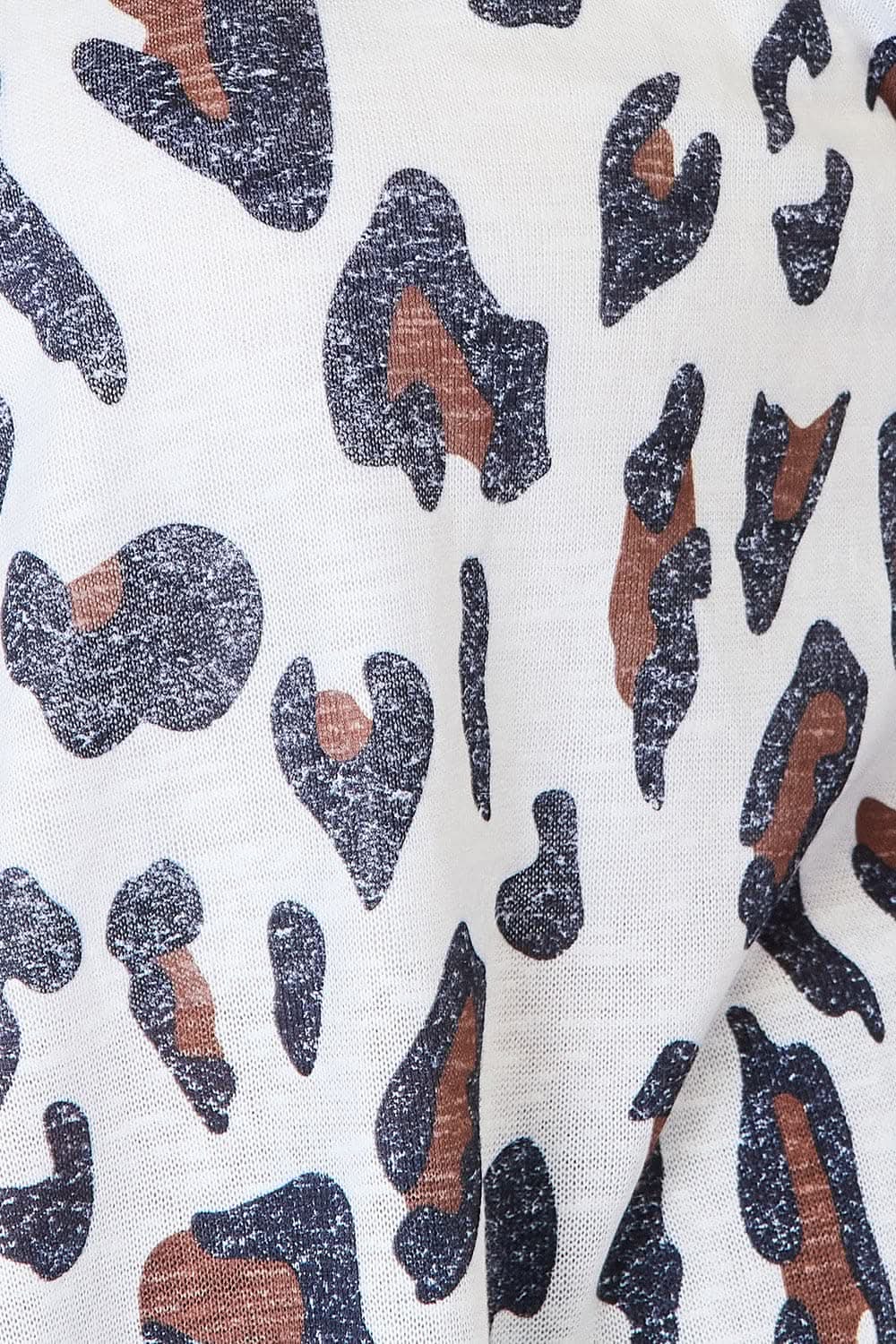 Double Take leopard cardigan