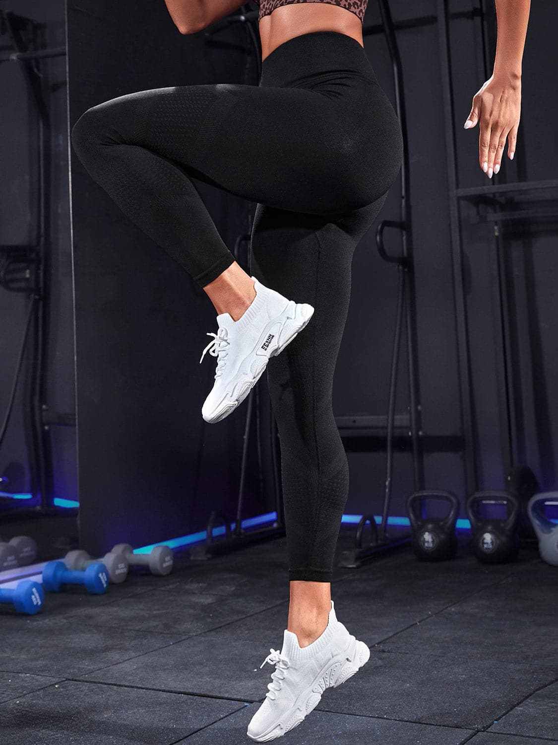 High rise active leggings for women